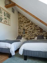 chambre twin, gîte familial à St-Quay-Portrieux