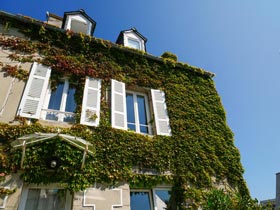 Façade de la maison de vacances, Saint-Quay Portrieux