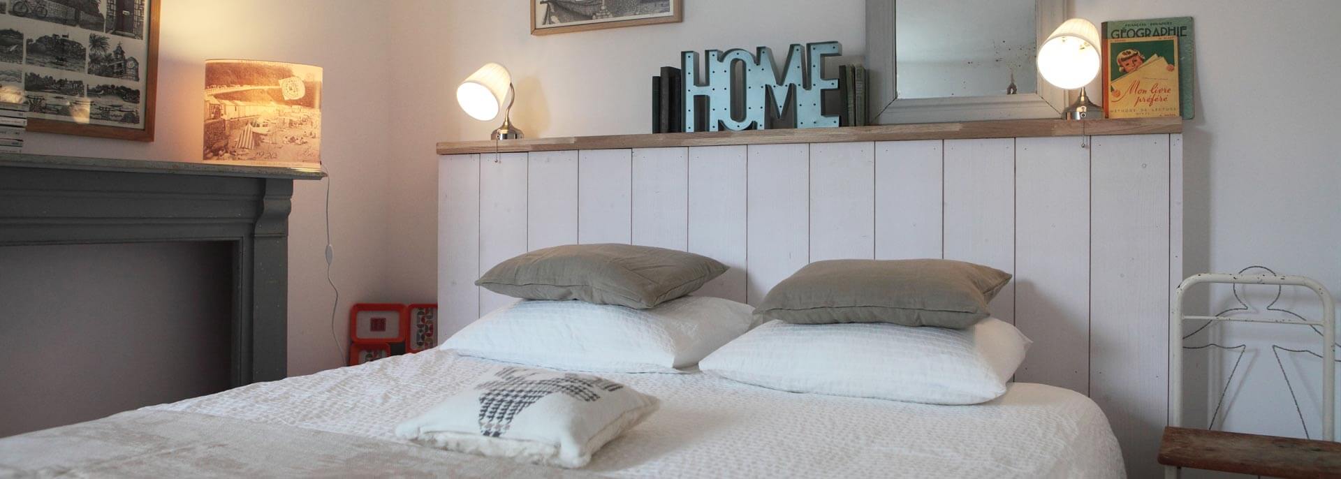 Chambre double, gîte de charme, Bretagne